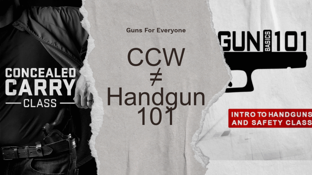 CCW is NOT Gun 101