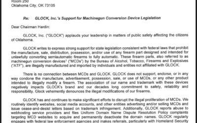 Glock Supporting Gun-Control in Oklahoma